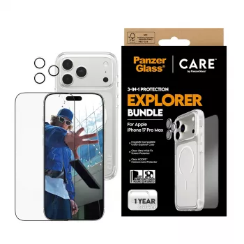 PanzerGlass ® | CARE by ® Flagship 3-in-1 Urban Explorer σετ iPhone 17 Pro Max