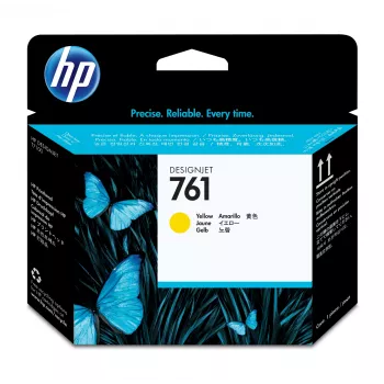 Κεφαλή εκτύπωσης HP 761 Κίτρινο Designjet, Εκτυπωτής HP DesignJet T7100, Thermischer Tintenstrahl, Κίτρινο, Σιγκαπούρη, 28 mm, 143 mm
