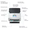 Σαρωτής με τροφοδότη HP Scanjet Enterprise Flow N7000 600 x 600 DPI A4 Λευκό