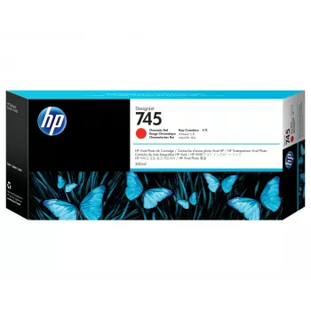 Δοχείο μελανιού HP 745 300 ml DesignJet, Χρωματικό κόκκινο