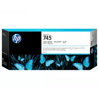 Δοχείο μελανιού HP 745 300 ml DesignJet, Φωτογραφικό μαύρο