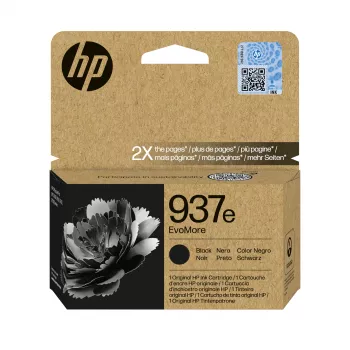Γνήσιο δοχείο μελανιού HP 937e EvoMore Μαύρο