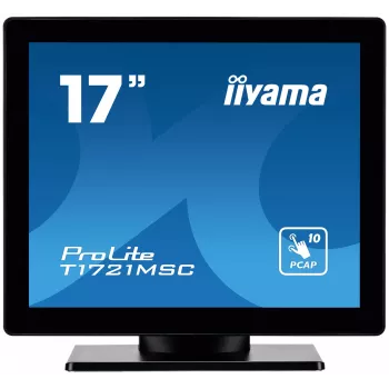 iiyama ProLite T1721MSC-B2 Οθόνη υπολογιστή 43,2 cm (17 ίντσες) 1280 x 1024 pixel SXGA LED Οθόνη αφής Επιτραπέζια Μαύρη