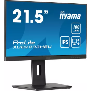 iiyama ProLite XUB2293HSU-B7 Οθόνη υπολογιστή 54,6 cm (21,5 ίντσες) 1920 x 1080 pixel Full HD LED Μαύρη