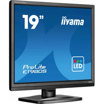 iiyama ProLite E1980S-B1 Οθόνη υπολογιστή 48,3 cm (19 ίντσες) 1280 x 1024 pixel VGA LED Μαύρη