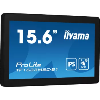 Οθόνη υπολογιστή iiyama ProLite TF1633MSC-B1 39,6 cm (15,6 inch) 1920 x 1080 Pixel Full HD Touchscreen μαύρο