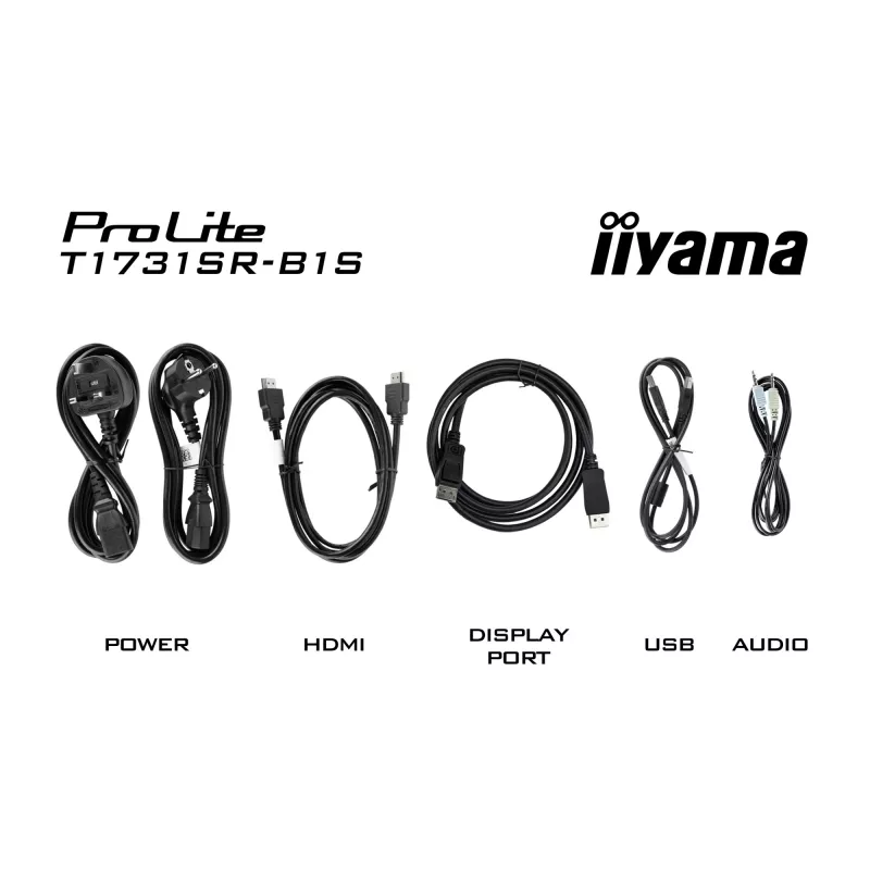 Οθόνη υπολογιστή iiyama ProLite T1731SR-B1S 43,2 cm (17 inch) 1280 x 1024 Pixel SXGA LCD Touchscreen μαύρο