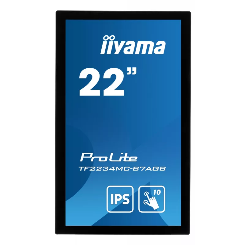 Οθόνη υπολογιστή iiyama ProLite TF2234MC-B7AGB 54,6 cm (21,5 inch) 1920 x 1080 Pixel Full HD LED Touchscreen Multi-User μαύρο