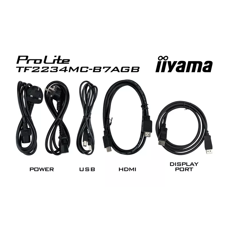 Οθόνη υπολογιστή iiyama ProLite TF2234MC-B7AGB 54,6 cm (21,5 inch) 1920 x 1080 Pixel Full HD LED Touchscreen Multi-User μαύρο