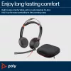 Στερεοφωνικό headset HP Poly Blackwire 5220 USB-C + βύσμα 3,5 mm + προσαρμογέας USB-C/A