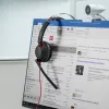Στερεοφωνικό headset HP Poly Blackwire 5220 USB-C + βύσμα 3,5 mm + προσαρμογέας USB-C/A