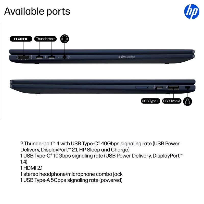 Υβριδικό laptop HP EliteBook X Flip G1i 14 inch Intel Core Ultra 7 1TB SSD