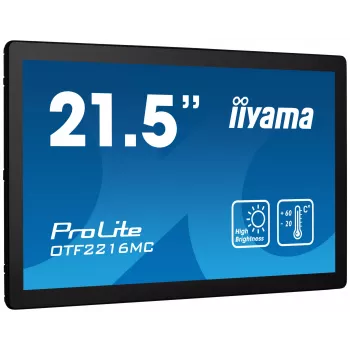 iiyama OTF2216MC-B1 Οθόνη υπολογιστή 54,6 cm (21,5 inch) 1920 x 1080 Pixel Full HD LCD Touchscreen Μαύρη