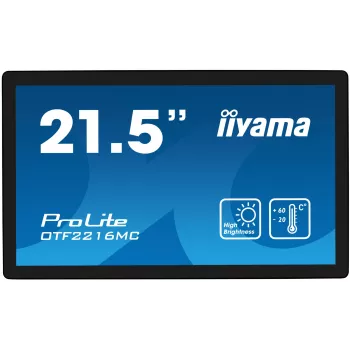 iiyama OTF2216MC-B1 Οθόνη υπολογιστή 54,6 cm (21,5 inch) 1920 x 1080 Pixel Full HD LCD Touchscreen Μαύρη