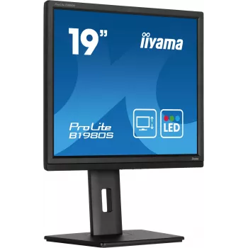 iiyama ProLite B1980S-B1 Οθόνη υπολογιστή 48,3 cm (19 inch) 1280 x 1024 Pixel VGA LED Μαύρη