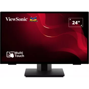 Viewsonic TD2465 Signage Display Διαδραστική επίπεδη οθόνη 61 cm (24 inch) LED 250 cd/m² Full HD Μαύρη Touchscreen