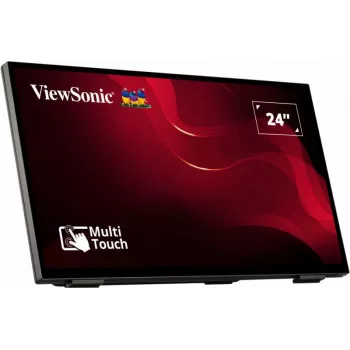 Viewsonic TD2465 Signage Display Διαδραστική επίπεδη οθόνη 61 cm (24 inch) LED 250 cd/m² Full HD Μαύρη Touchscreen