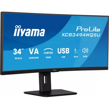 iiyama ProLite XCB3494WQSU-B1 Οθόνη υπολογιστή 86,4 cm (34 inch) 3440 x 1440 Pixel UltraWide Quad HD LED Μαύρη