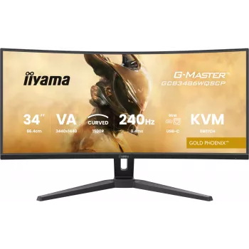 iiyama G-MASTER GCB3486WQSCP-B1 Οθόνη υπολογιστή 86,4 cm (34 inch) 3440 x 1440 Pixel UltraWide Quad HD Μαύρη