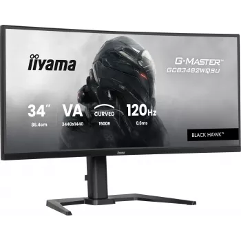 iiyama GCB3482WQSU-B1 Οθόνη υπολογιστή 86,4 cm (34 inch) 3440 x 1440 Pixel UltraWide Quad HD LED Μαύρη