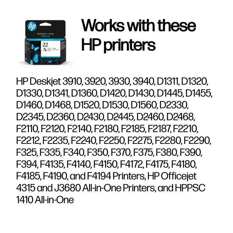 Δοχείο μελάνης HP C9352AE Color No.22 5ml