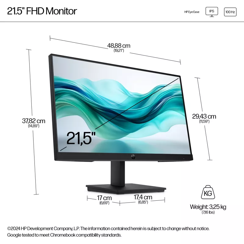 Οθόνη HP Series 3 Pro 21,5 ίντσες FHD LCD 1920 x 1080