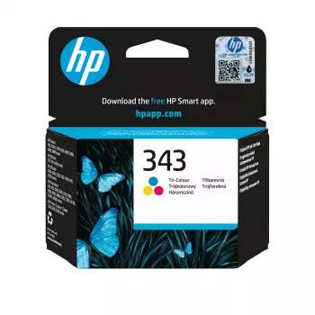 HP 343 τρίχρωμο γνήσιο δοχείο μελανιού