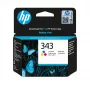 HP 343 τρίχρωμο γνήσιο δοχείο μελανιού