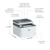 Εκτυπωτής HP LaserJet Pro 3002dn Laser Γκρι Λευκό