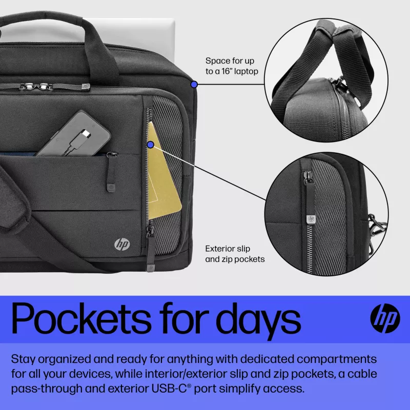 HP Renew Executive Θήκη laptop 16 ιντσών, Τσάντα Messenger