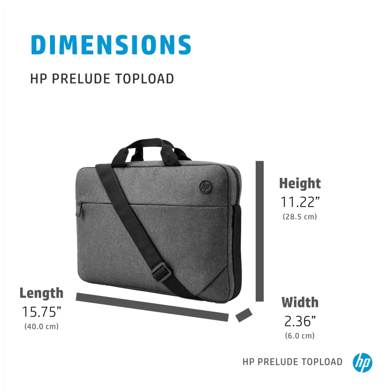 HP Prelude Θήκη Toploader 15.6 ιντσών, Τσάντα Toploader, 39,6 cm (15,6 ίντσες), 300 g
