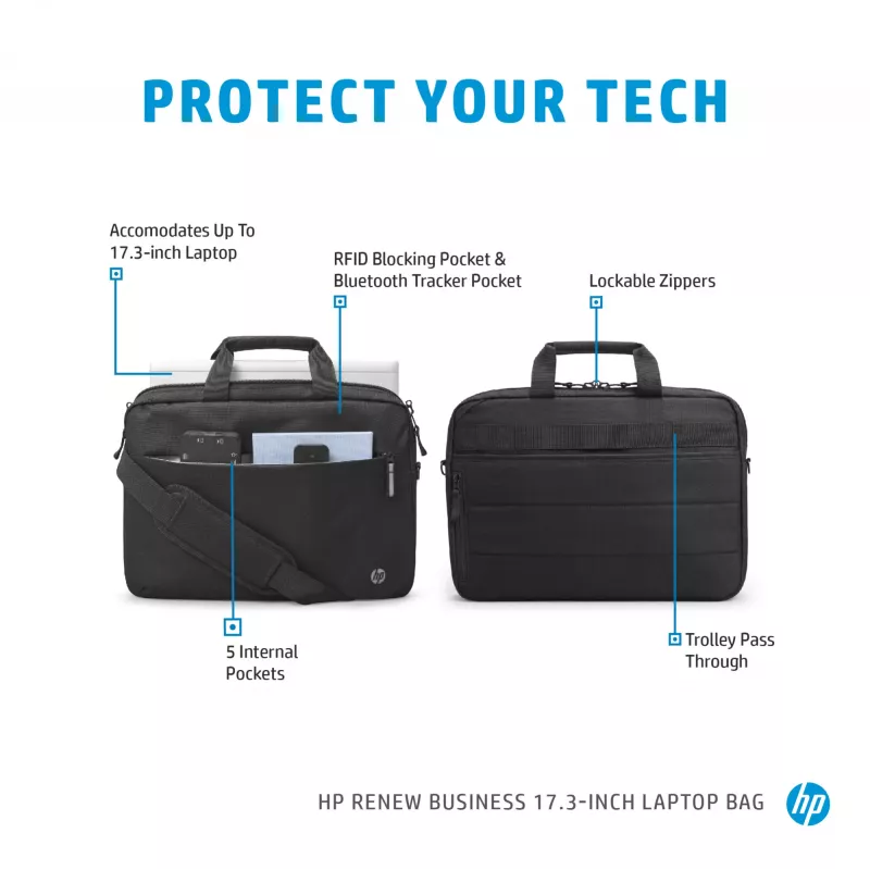 HP Renew Business 17.3 inch τσάντα laptop