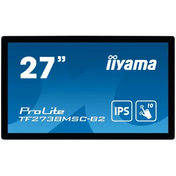iiyama ProLite TF2738MSC-B2 Οθόνη υπολογιστή 68,6 cm (27 ίντσες) 1920 x 1080 Pixel Full HD LED Touchscreen Multi-User Μαύρο