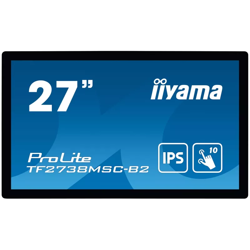 iiyama ProLite TF2738MSC-B2 Οθόνη υπολογιστή 68,6 cm (27 ίντσες) 1920 x 1080 Pixel Full HD LED Touchscreen Multi-User Μαύρο
