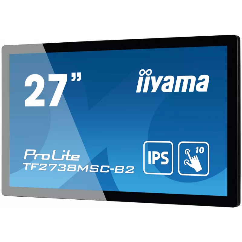 iiyama ProLite TF2738MSC-B2 Οθόνη υπολογιστή 68,6 cm (27 ίντσες) 1920 x 1080 Pixel Full HD LED Touchscreen Multi-User Μαύρο