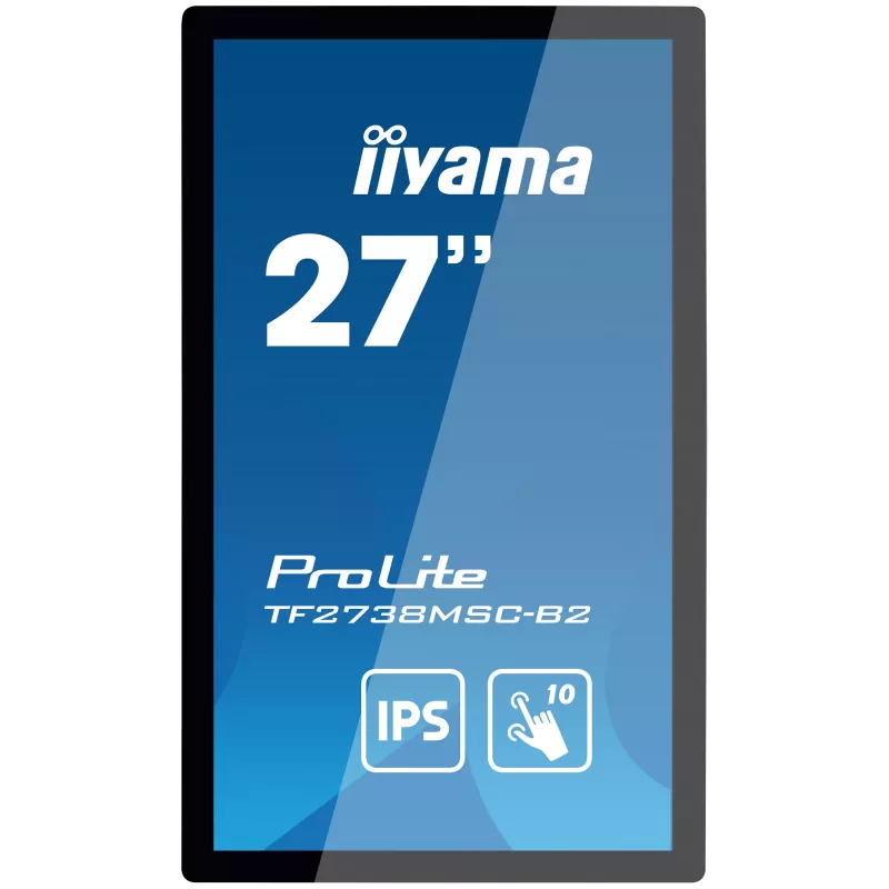 iiyama ProLite TF2738MSC-B2 Οθόνη υπολογιστή 68,6 cm (27 ίντσες) 1920 x 1080 Pixel Full HD LED Touchscreen Multi-User Μαύρο