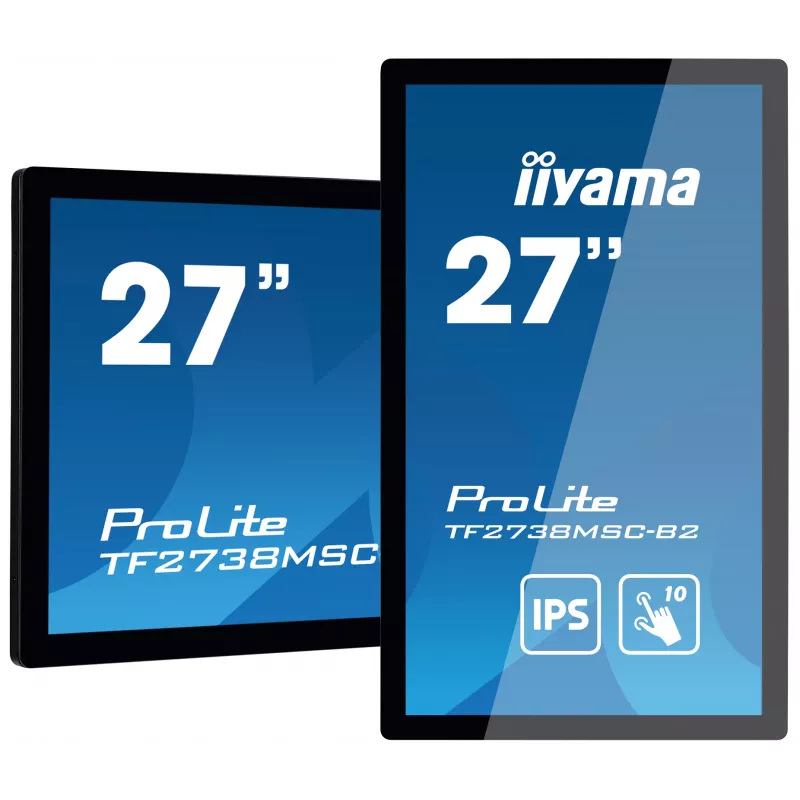 iiyama ProLite TF2738MSC-B2 Οθόνη υπολογιστή 68,6 cm (27 ίντσες) 1920 x 1080 Pixel Full HD LED Touchscreen Multi-User Μαύρο