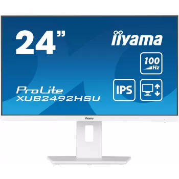 iiyama XUB2492HSU-W6 Οθόνη υπολογιστή 60,5 cm (23,8 ίντσες) 1920 x 1080 Pixel Full HD LED Λευκό