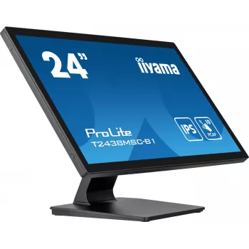 iiyama ProLite T2438MSC-B1 οθόνη υπολογιστή 60,5 cm (23,8 ίντσες) 1920 x 1080 Pixel Full HD LED Touchscreen μαύρο