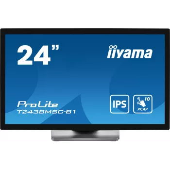 iiyama ProLite T2438MSC-B1 οθόνη υπολογιστή 60,5 cm (23,8 ίντσες) 1920 x 1080 Pixel Full HD LED Touchscreen μαύρο