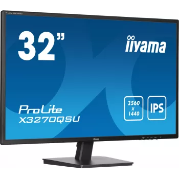 iiyama ProLite X3270QSU-B1 οθόνη υπολογιστή 80 cm (31,5 ίντσες) 2560 x 1440 Pixel Wide Quad HD LED μαύρο