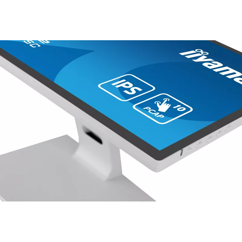 iiyama ProLite T2452MSC-W1 οθόνη υπολογιστή 61 cm (24 ίντσες) 1920 x 1080 Pixel Full HD LCD Touchscreen Multi-User λευκό