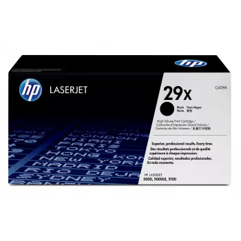 HP 29X High Yield μαύρο γνήσιο τόνερ LaserJet 1 τεμ.