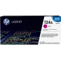 HP 124A ματζέντα γνήσιο τόνερ LaserJet, 2000 σελίδες, ματζέντα, 1 τεμ.