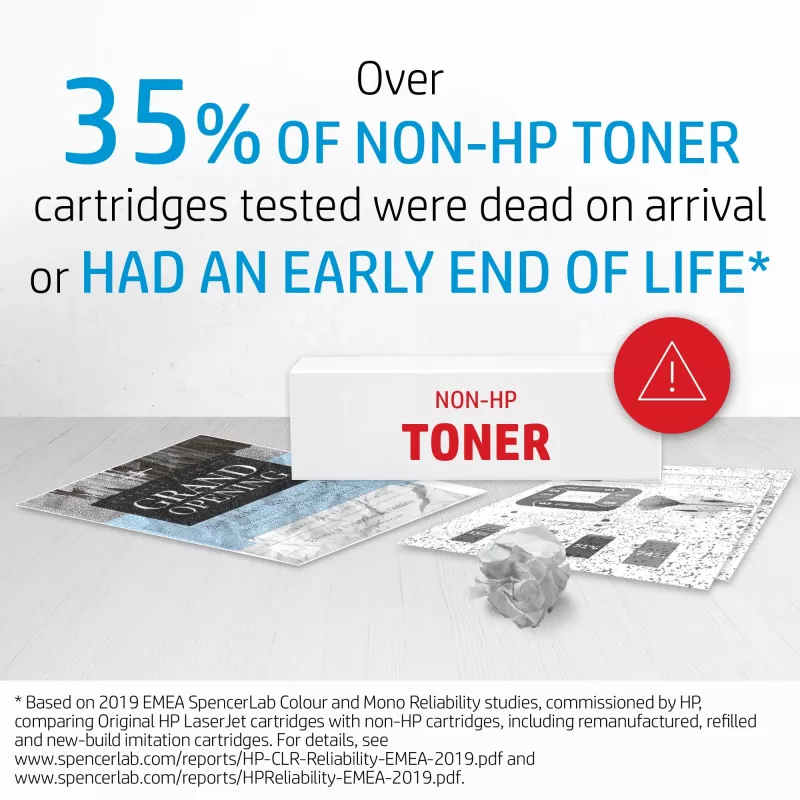 HP 124A ματζέντα γνήσιο τόνερ LaserJet, 2000 σελίδες, ματζέντα, 1 τεμ.