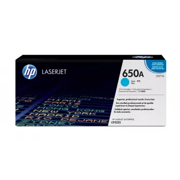HP 650A κυανό γνήσιο τόνερ LaserJet