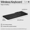 HP 475 Dual-Mode Wireless πληκτρολόγιο, Full-size (100%), Wireless, RF Wireless + Bluetooth, μεμβράνης, μαύρο