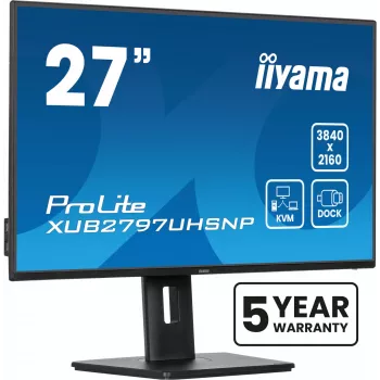 iiyama ProLite XUB2797UHSNP-B1 οθόνη υπολογιστή 68,6 cm (27 inch) 3840 x 2160 Pixel 4K Ultra HD LED μαύρο