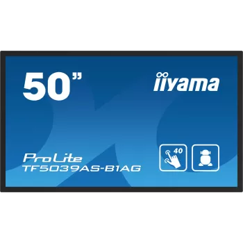 iiyama TF5039AS-B1AG οθόνη υπολογιστή 125,7 cm (49,5 inch) 3840 x 2160 Pixel 4K Ultra HD LED οθόνη αφής μαύρο