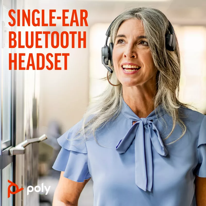 HP Poly Voyager 4310 Microsoft Teams πιστοποιημένο Headset USB-C + BT700 Dongle